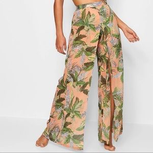 Tropical Split Leg Beach Trouser